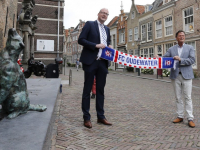 ludieke actie bij herdenking Vrije Statenvergadering Dordrecht