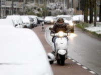 Beetje sneeuw in Dordrecht