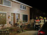 Man gewond na brand in kluswoning