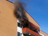 Woningen ontruimd na grote brand in appartementencomplex