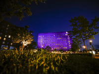 Ziekenhuis in paars licht Dordrecht
