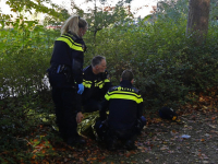 20170611-Mevrouw-uit-water-gehaald-Dubbelsteyn-Park-Dordrecht-Tstolk-001