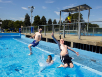 Lekker zwemweer Wantijbad Dordrecht