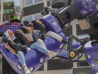 Laatste Zomerkermis op de Spuiboulevard in Dordrecht