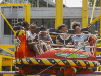 Laatste Zomerkermis op de Spuiboulevard in Dordrecht