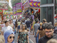 Laatste Zomerkermis op de Spuiboulevard in Dordrecht