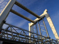 Zwijndrechtse brug tussen Dordrecht en Zwijndrecht